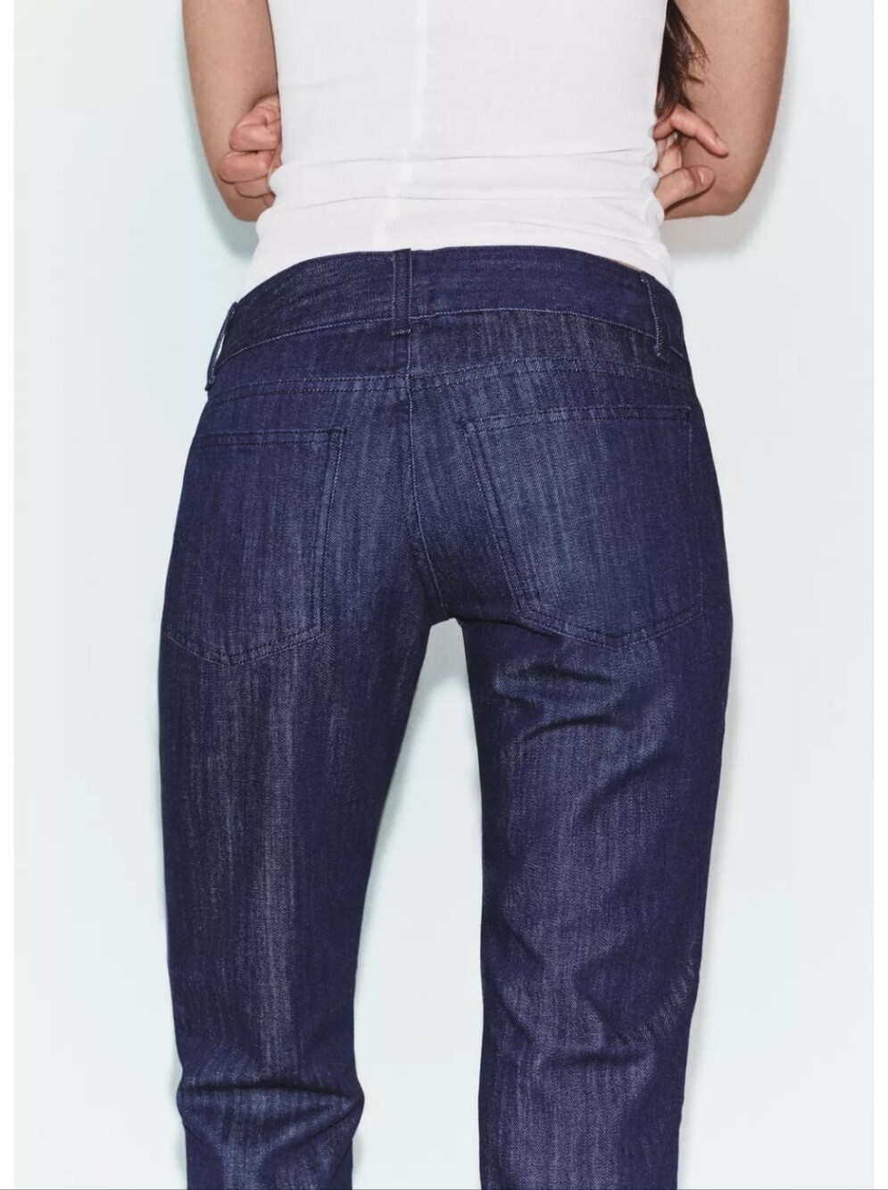 ZARA TRF LOW RISE JEANS - Picture 4 of 5